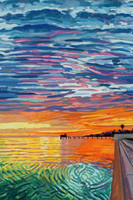 KIM's DAWN - oil on board- 36" x 24"