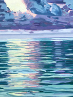 Glow- 36" x 48" - oil on canvas  (Rockport  Bay)