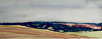 Quarry,Hll County- 6" x 15"-watercolor- $300
