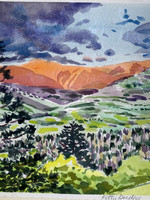 Study for Blush- 7" x 8"- watercolor -$400