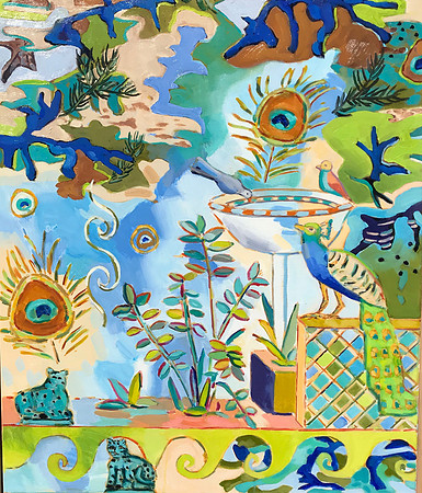 Pompeiian - 24" x 30" oil on canvas- $850